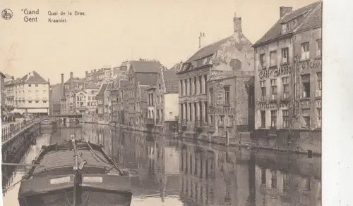 BF32534 gand gent quai de la grue belgium front/back image