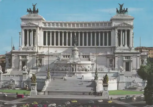 BF23369 roma altare della patria italy front/back image