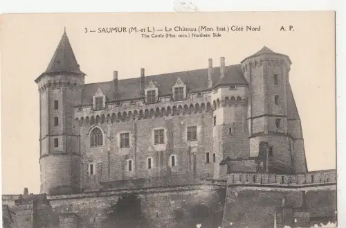 BF11359 le chateau saumur france front/back image