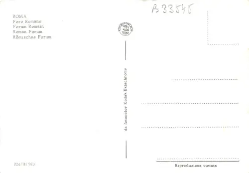 B33545 Roma Forum Romanum Italien