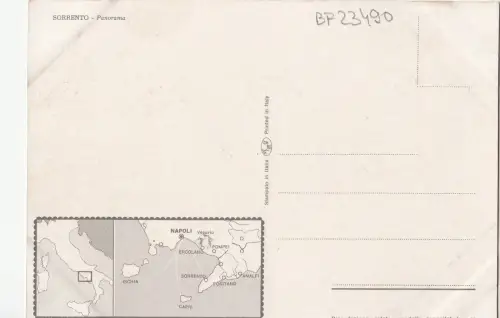 BF23490 Sorrent Panorama Roma Italien Vorder-/Rückbild