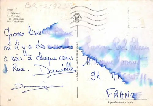 BR21923 Roma Il Colosseo Italien