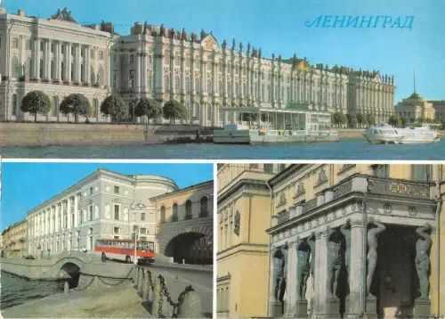 B63575 Bus Autobus Leningrad Russland