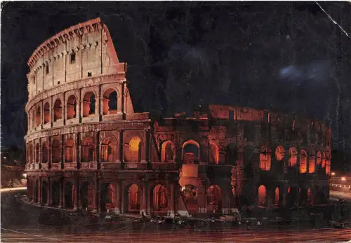 BR13356 Roma Il Colosseo Nottirno italy