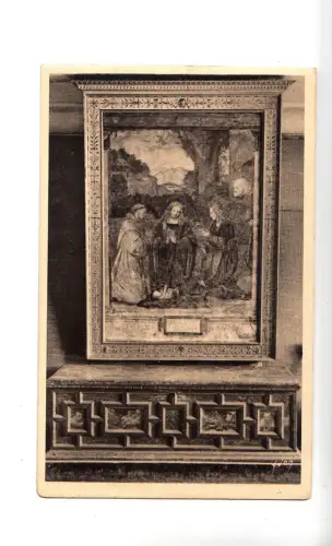 BF12237 chateau de langeais fresque de luini france front/back image