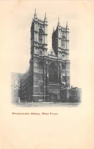B5585 Westminister Abtei Westfront
