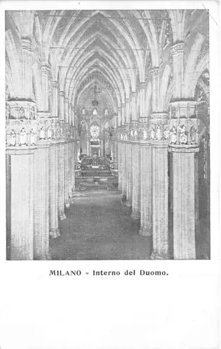 B30100 Milano Interno del Duomo italy
