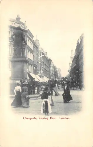 BR64083 Cheapside Looking East London UK
