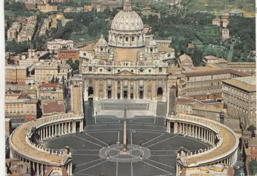 BF23570 roma piazza s pietro italy front/back image