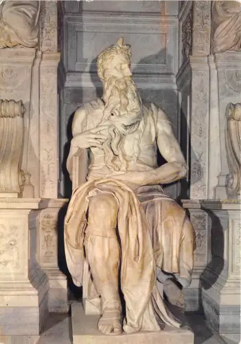 B58339 The Mose By michelangelo Roma italy