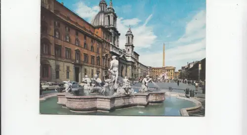 BF23291 roma piazza navonna italy front/back image