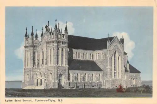 B4865 Eglise Saint bernard Comte de digby Front/Back Scan