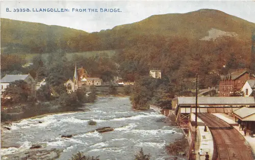 uk48594 llangollen from the bridge wales uk