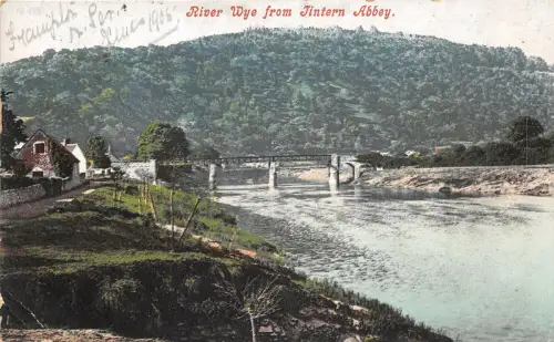 uk51412 river wye from tintern abbey wales uk