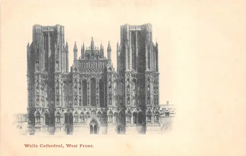 B5592 Brunnen Kathedrale Westfront