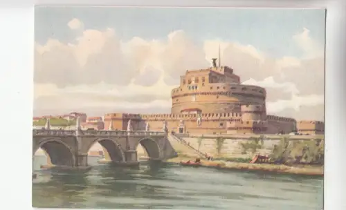 BF23282 roma castel s angelo italy front/back image