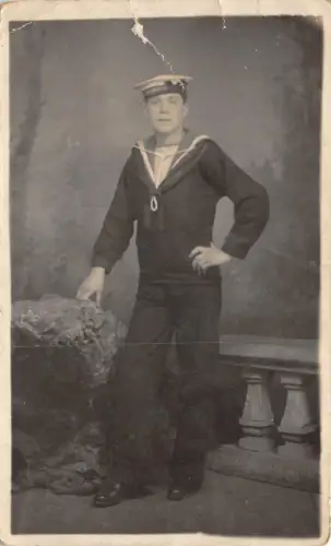 uk52658 social history military navy plymouth real photo uk