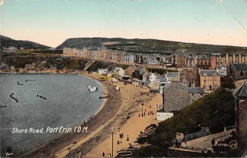 BR70372 shore road port erin isle of man uk