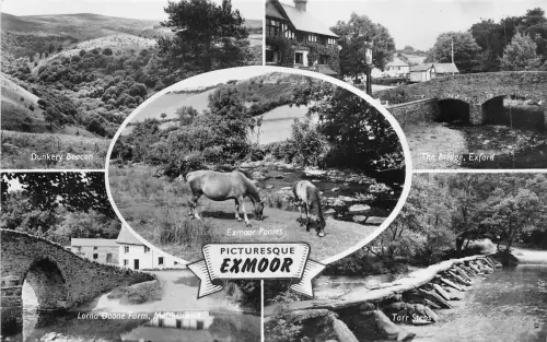 uk48380 malerisches Exmoor Echtfoto UK