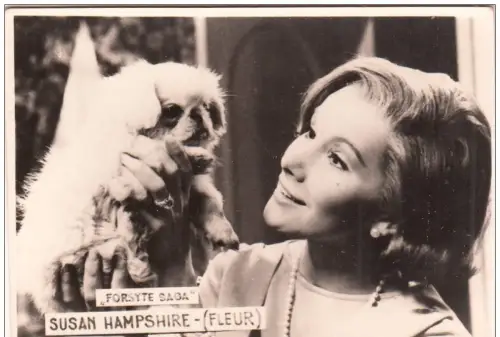 B36486 Schauspieler Schauspieler Susan Hampshire Forsyte Saga 9x6 cm