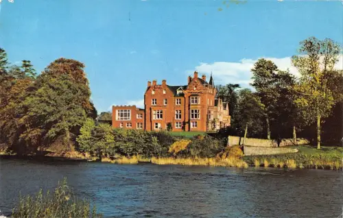 B101205 dryburgh abbey hotel and the tweed scotland 14x9cm