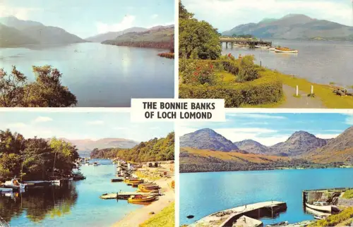 B101590 the bonnie banks of loch lomond scotland 14x9cm