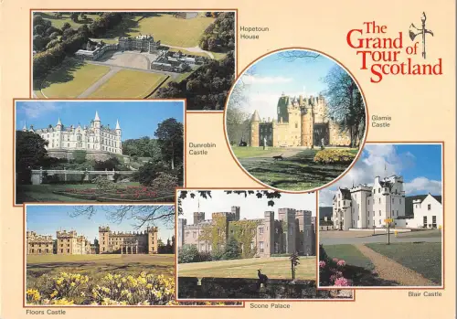 BR91822 the grand tour of scotland blair castle glamis scone