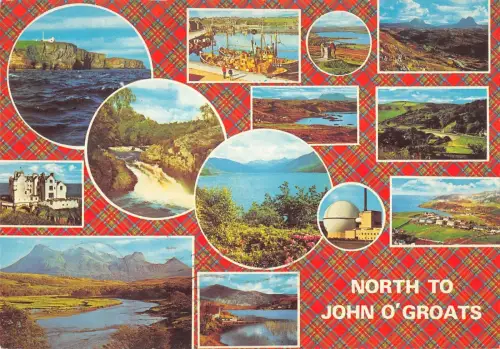 BR91713 Norden nach John O Groats Schottland Dunbeath Castle der Hafendocht
