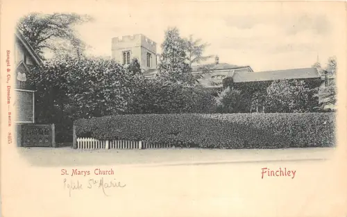 BR61769 st mary s church finchley uk