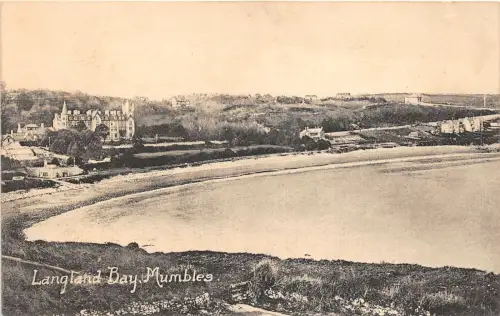 br108095 langland bay mumbles wales uk