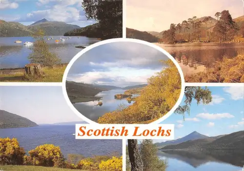 B97641 scottish loch scotland multi views