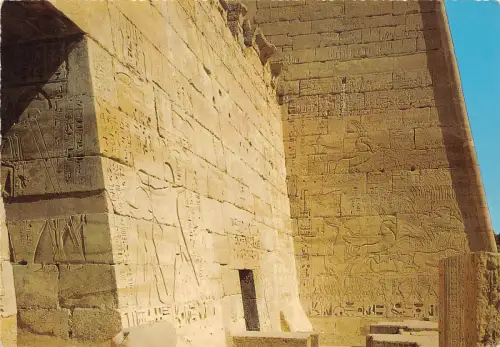 BR2438 Egypte Luxor Medinet Habu Ramses Tempel Ägypten