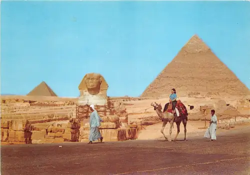 BR3095 Gizeh - Die Große Sphinx und Khefreh Pyramide Ägypten