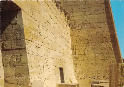 BR2482 Egipte Luxor Medinet Habu Ramses Tempel Ägypten