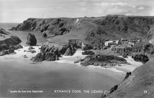 uk33723 kynance cove the lizard real photo uk