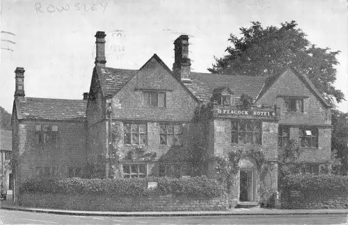 uk32228 peacock hotel rowsley real photo uk