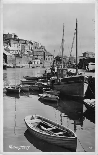 BR99415 Mevagissey Echtfoto Boot UK
