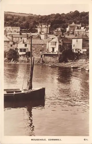 BR61965 Mausloch Cornwall Schiff Bateaux Echtfoto UK