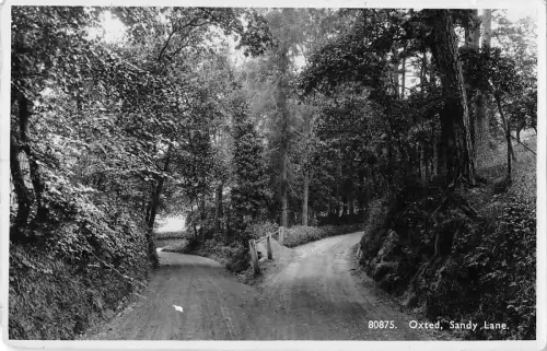 BR70391 sandy lane oxted real photo uk
