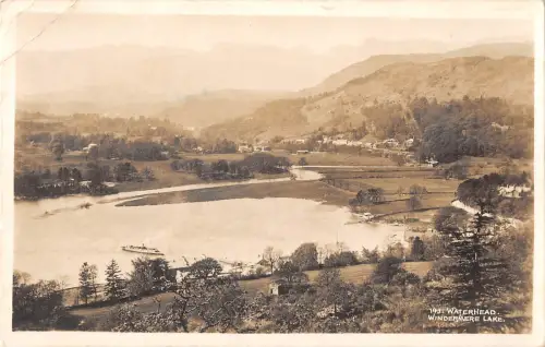 uk32399 waterhead windermere lake real photo uk