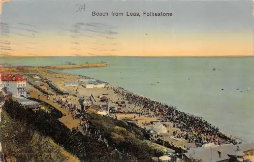 BR62858 Strand von Leas Folkestone UK