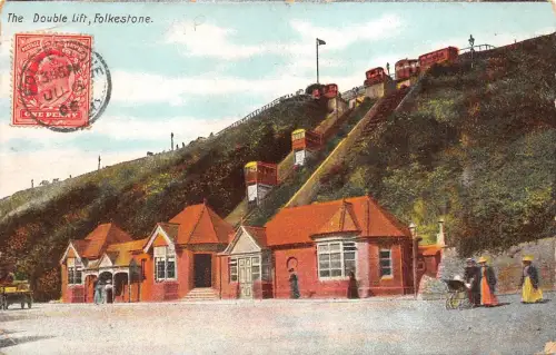 BR63241 the double lift folkestone uk TCV
