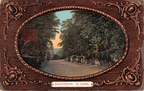 uk32372 elloughton e yorks real photo uk