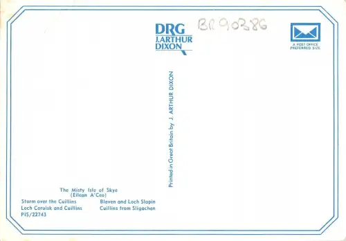 BR90386 the misty isle of skye eilean a ceo scotland