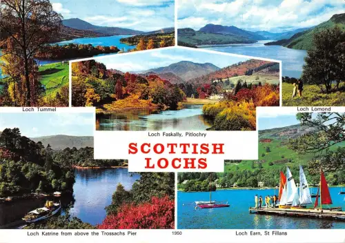 B97399 scottish locchs multi views scotland