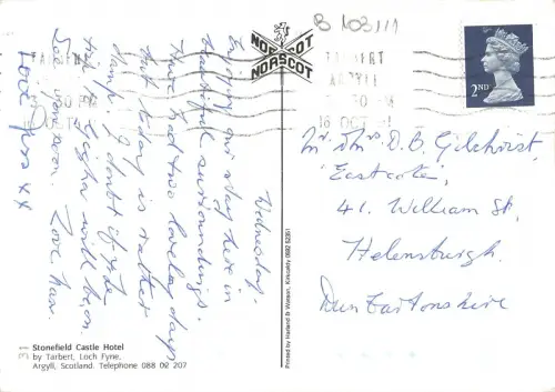 B103111 stonefield castle hotel loch fyne argyll scotland