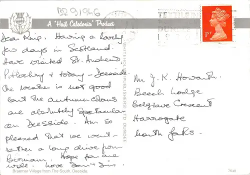 BR91946 Braemar Dorf von Südschottland