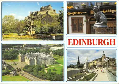 B103124 edinburgh the castle and ross fountain scotland
