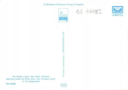 BR77782 the british legion pipe band inverness shire scotland