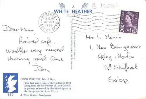 B100844 loch coruisk isle of skye scotland